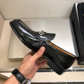 Dior Black Calfskin Metal Buckle Business Shoes For Men 