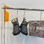 Dior Winter Embroidered Vintage Boots Black