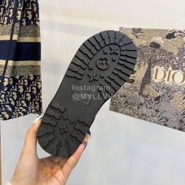 Dior Winter Embroidered Vintage Boots Black