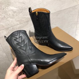 Dior Calfskin High Heeled Boots Black