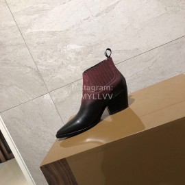 Dior Calfskin High Heels Wine Red