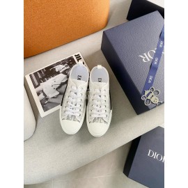 Dior Logo Printed Mesh Canvas Shoes
