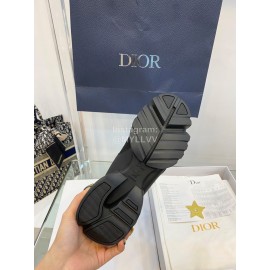 Dior Autumn Winter Elastic Socks Casual Shoes Black