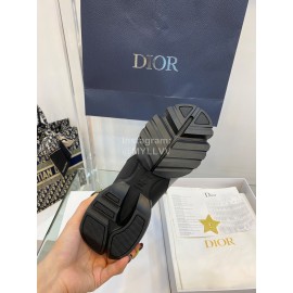Dior Autumn Winter Elastic Socks Casual Shoes Gray