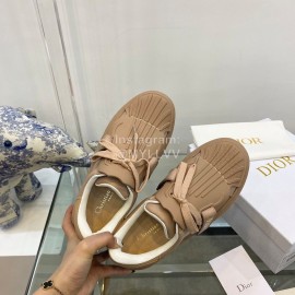 Dior Thick Soles Casual Shoes Brown