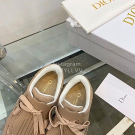 Dior Thick Soles Casual Shoes Brown