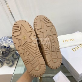 Dior Thick Soles Casual Shoes Brown