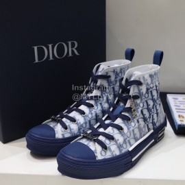Dior New Blue High Top Casual Shoes