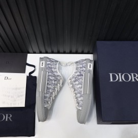Dior New Printed Casual Shoes Gray