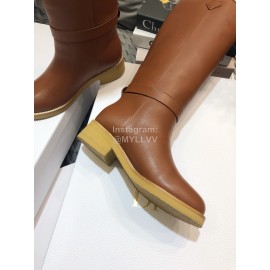 Dior Brown Calf Boots For Women
