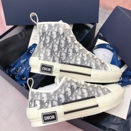 Dior Spring Summer High Top Casual Shoes Black