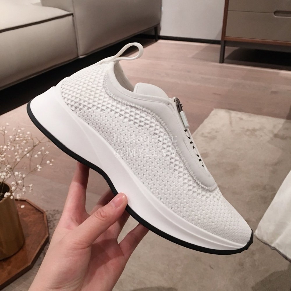 Dior Fashion Casual Sneakers White