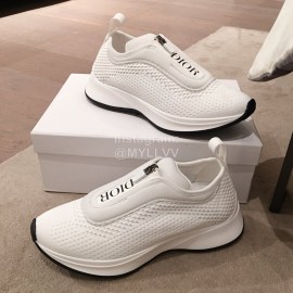 Dior Fashion Casual Sneakers White