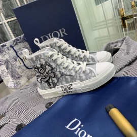Dior Co Branded Stussy High Top Shoes