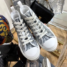 Dior Co Branded Stussy High Top Shoes