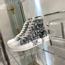 Dior Co Branded Stussy High Top Shoes