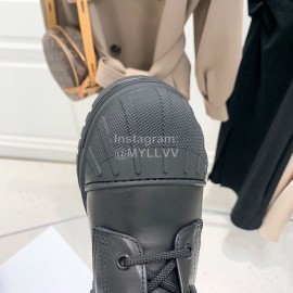 Dior Autumn And Winter New Calfskin Shell Head Wool Boots