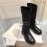 Dior Autumn And Winter Calf Leather Boots For Women