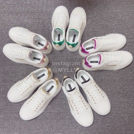 Dolce Gabbana New Silk Leather Casual Shoes For Men And Women Pink