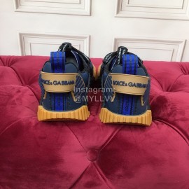 Dolce Gabbana Fashion Casual Sneakers For Men And Women Dark Blue