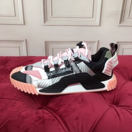 Dolce Gabbana Fashion Casual Sneakers For Men And Women Pink