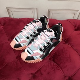 Dolce Gabbana Fashion Casual Sneakers For Men And Women Pink