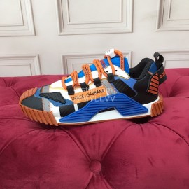 Dolce Gabbana Fashion Casual Sneakers For Men And Women Blue