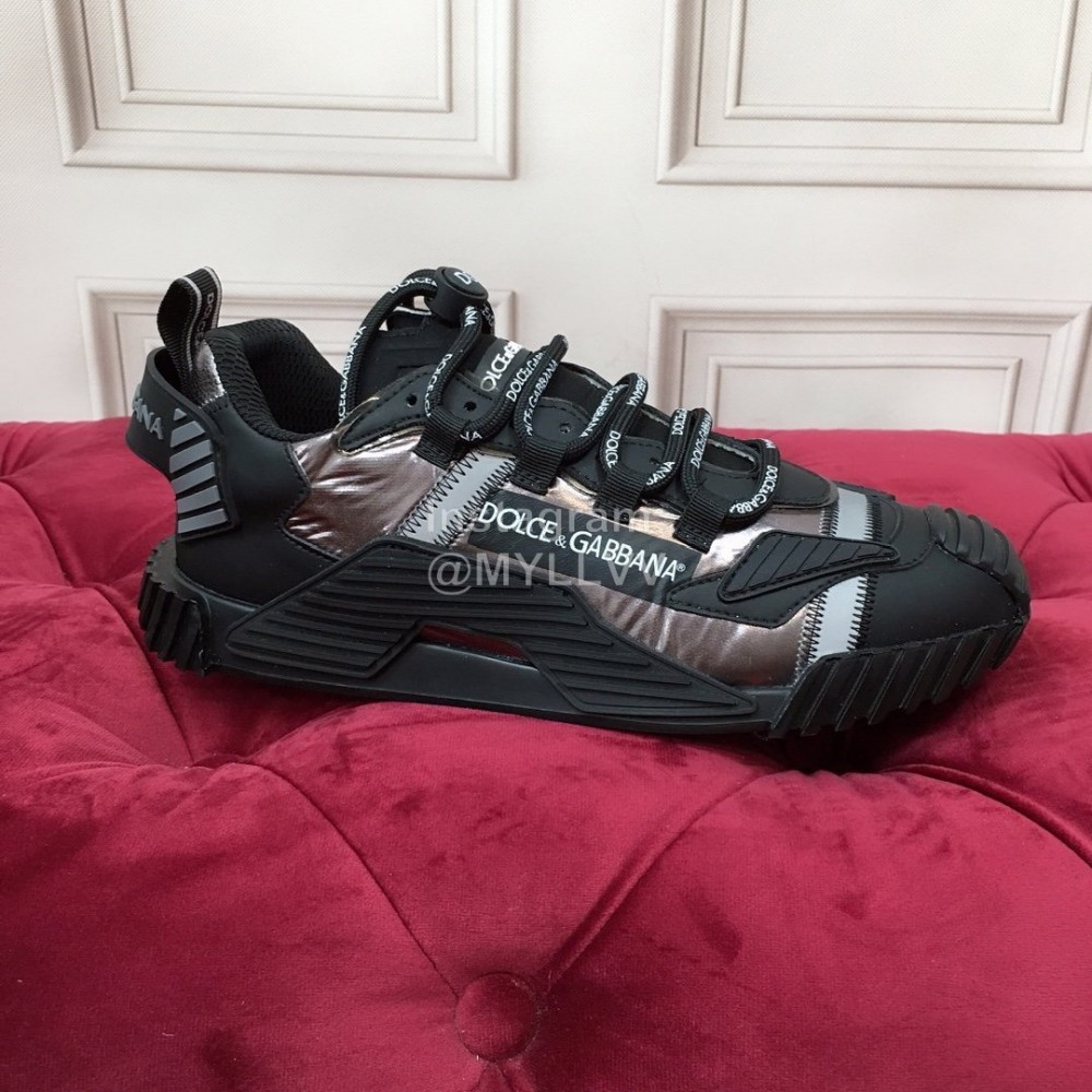 Dolce Gabbana Fashion Casual Black Sneakers For Men And Women 