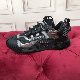 Dolce Gabbana Fashion Casual Black Sneakers For Men And Women 