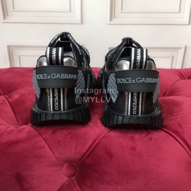 Dolce Gabbana Fashion Casual Black Sneakers For Men And Women 