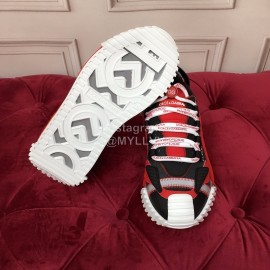 Dolce Gabbana Fashion Casual Sneakers For Men And Women Red