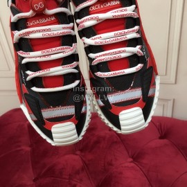 Dolce Gabbana Fashion Casual Sneakers For Men And Women Red