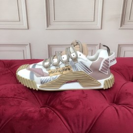 Dolce Gabbana Fashion Casual Sneakers For Men And Women Brown