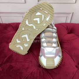 Dolce Gabbana Fashion Casual Sneakers For Men And Women Brown