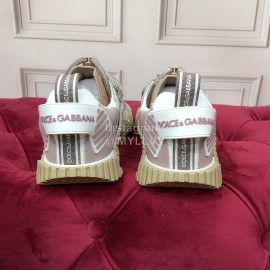 Dolce Gabbana Fashion Casual Sneakers For Men And Women Brown