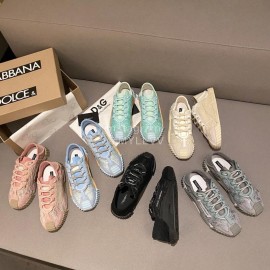 Dolce Gabbana Fashion Casual Sneakers For Women Pink