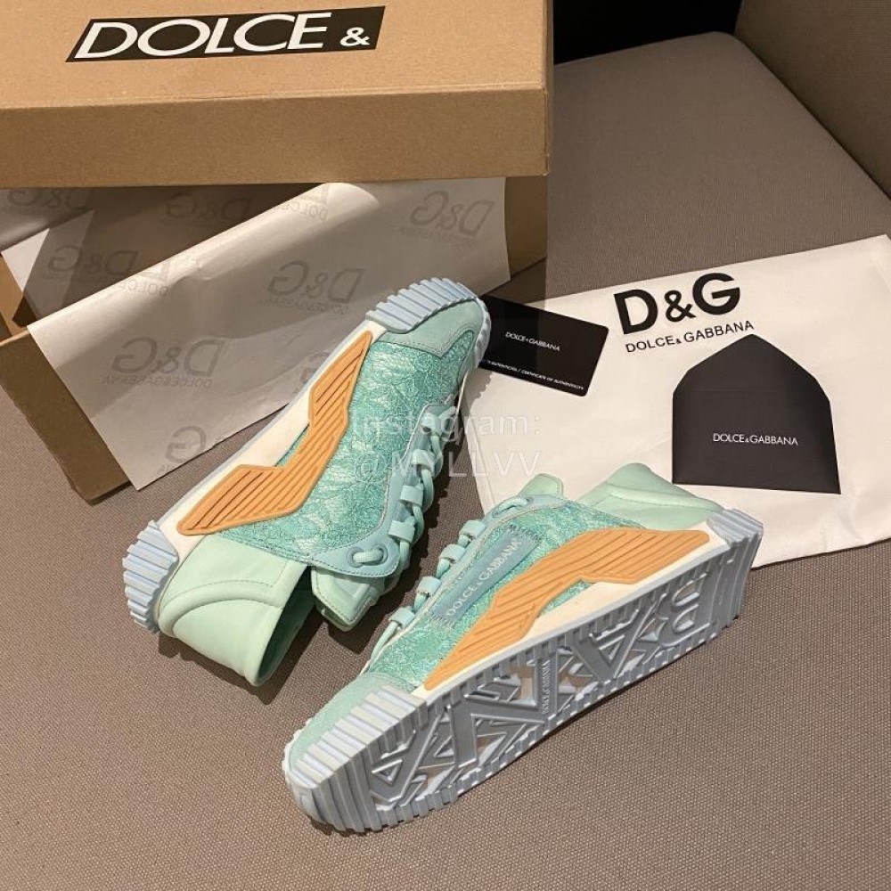 Dolce Gabbana Fashion Casual Sneakers For Women Green