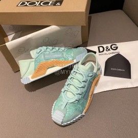 Dolce Gabbana Fashion Casual Sneakers For Women Green