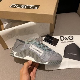 Dolce Gabbana Fashion Casual Sneakers For Women Gray