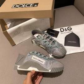 Dolce Gabbana Fashion Casual Sneakers For Women Gray