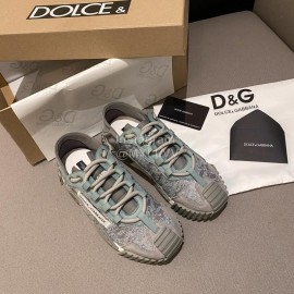 Dolce Gabbana Fashion Casual Sneakers For Women Gray
