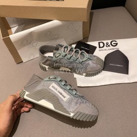 Dolce Gabbana Fashion Casual Sneakers For Women Gray