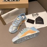 Dolce Gabbana Fashion Casual Sneakers For Women Blue