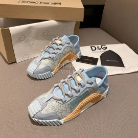 Dolce Gabbana Fashion Casual Sneakers For Women Blue