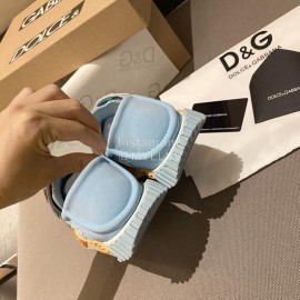 Dolce Gabbana Fashion Casual Sneakers For Women Blue