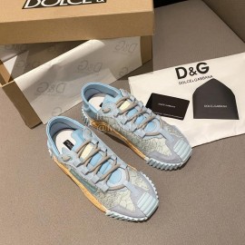 Dolce Gabbana Fashion Casual Sneakers For Women Blue