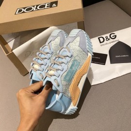 Dolce Gabbana Fashion Casual Sneakers For Women Blue