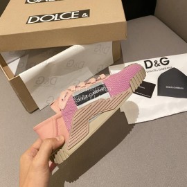 Dolce Gabbana Fashion Rose Red Casual Sneakers For Women 