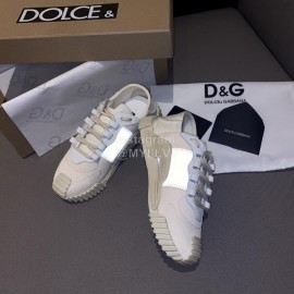 Dolce Gabbana Fashion White Casual Sneakers For Women 