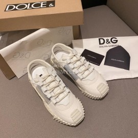 Dolce Gabbana Fashion White Casual Sneakers For Women 
